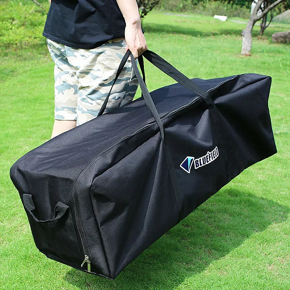 150L Foldable Travel Storage Bag Black-2
